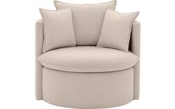 Goossens fauteuil bonne beige stof - 8210039-B-01
