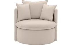 Goossens fauteuil bonne beige stof - 8210039-B-02