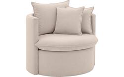 Goossens fauteuil bonne beige stof - 8210039-B-02