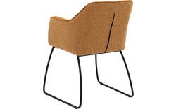 Goossens eetkamerstoel lisbet goud stof - 8210040-02