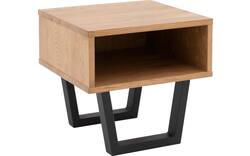 Goossens nachtkastje slade blank eiken - 8210102-01