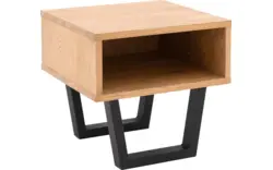 Goossens nachtkastje slade blank eiken - 8210105-01