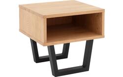 Goossens nachtkastje slade blank eiken - 8210106-01