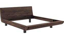 Goossens excellent bedframe denzo donker bruin eiken - 8210114-06