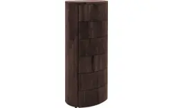 Goossens excellent ladekast denzo donker bruin eiken - 8210116-02