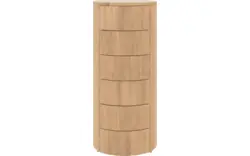 Goossens excellent ladekast denzo wit eiken - 8210118-02