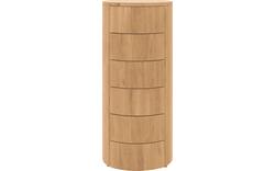 Goossens excellent ladekast denzo blank eiken - 8210119-02