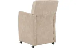 Goossens eetkamerstoel alex beige microvezel - 8210210-02