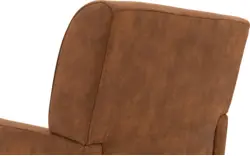 Goossens eetkamerstoel alex bruin microvezel - 8210219-02