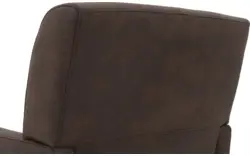 Goossens eetkamerstoel alex bruin microvezel - 8210220-02