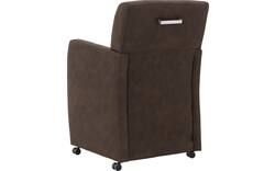 Goossens eetkamerstoel alex bruin microvezel - 8210221-03