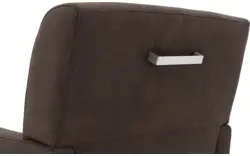 Goossens eetkamerstoel alex bruin microvezel - 8210221-02