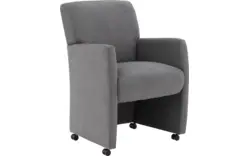 Goossens eetkamerstoel alex grijs stof - 8210223-02