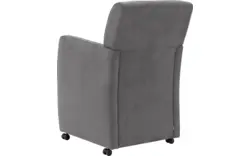 Goossens eetkamerstoel alex grijs stof - 8210223-02
