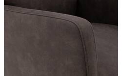 Goossens eetkamerstoel leen grijs microvezel - 8210224-02