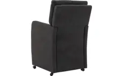 Goossens eetkamerstoel leen grijs microvezel - 8210225-02