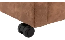Goossens eetkamerstoel leen bruin microvezel - 8210230-02