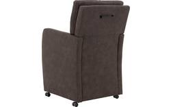 Goossens eetkamerstoel leen grijs microvezel - 8210235-04