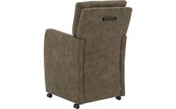 Goossens eetkamerstoel leen groen microvezel - 8210239-04