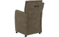 Goossens eetkamerstoel leen groen microvezel - 8210239-02
