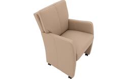 Goossens eetkamerstoel leen wit leer - 8210241-02