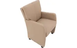 Goossens eetkamerstoel leen wit leer - 8210241-02
