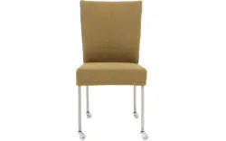 Goossens eetkamerstoel funk groen stof - 8210245-02