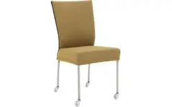 Goossens eetkamerstoel funk groen stof - 8210245-02