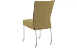 Goossens eetkamerstoel funk groen stof - 8210245-02