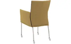 Goossens eetkamerstoel funk groen stof - 8210246-02