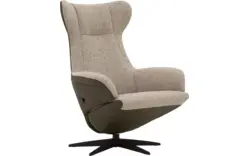 Goossens excellent relaxstoel avec groen leer - 8210272-02