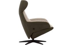 Goossens excellent relaxstoel avec groen leer - 8210272-02