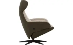 Goossens excellent relaxstoel avec groen leer - 8210272-02