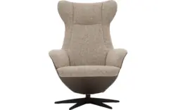 Goossens excellent relaxstoel avec grijs leer - 8210273-02