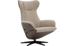 Goossens excellent relaxstoel avec grijs leer - 8210273-02