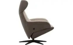 Goossens excellent relaxstoel avec grijs leer - 8210273-02
