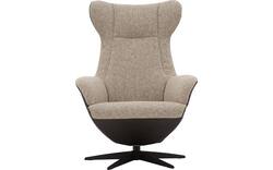 Goossens excellent relaxstoel avec grijs leer - 8210274-02