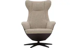 Goossens excellent relaxstoel avec grijs leer - 8210274-02