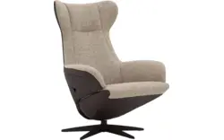 Goossens excellent relaxstoel avec grijs leer - 8210274-02