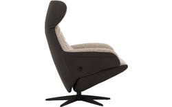 Goossens excellent relaxstoel avec grijs leer - 8210274-02