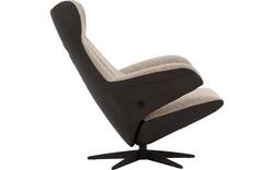 Goossens excellent relaxstoel avec grijs leer - 8210274-05