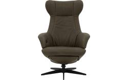 Goossens excellent relaxstoel avec groen leer - 8210284-02