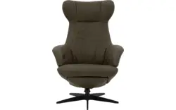 Goossens excellent relaxstoel avec groen leer - 8210284-02