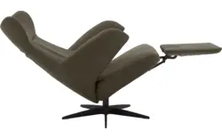 Goossens excellent relaxstoel avec groen leer - 8210284-02