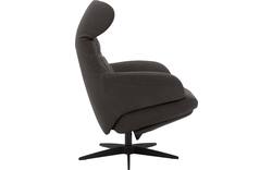 Goossens excellent relaxstoel avec grijs leer - 8210286-02