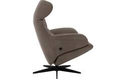 Goossens excellent relaxstoel avec grijs leer - 8210297-01