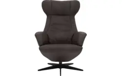 Goossens excellent relaxstoel avec grijs leer - 8210298-01