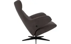 Goossens excellent relaxstoel avec grijs leer - 8210298-01