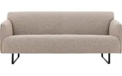 Goossens excellent zitbank montreal grijs leer - 8210341-02