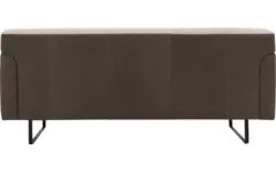 Goossens excellent zitbank montreal grijs leer - 8210341-02